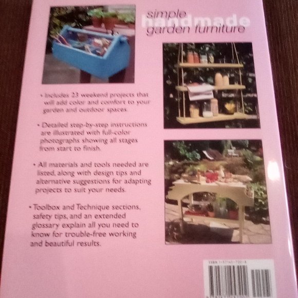 🌟3 for $20🌟 Craft Book, Handmade Garden Furniture by P. & H. Haxell - Picture 2 of 4